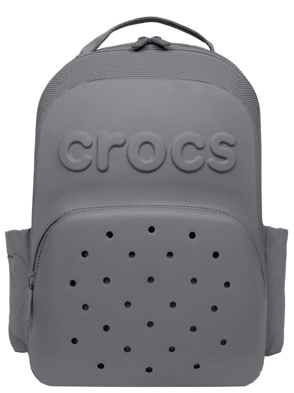 CROCS Gray Molded Front Backpack